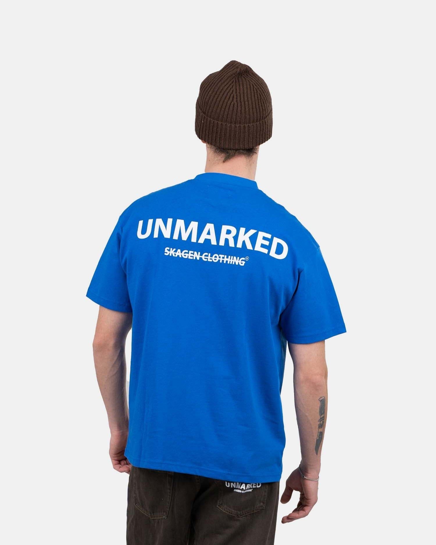 UNMARKED T-shirt Royal Blue | Skagen - clothing.dk